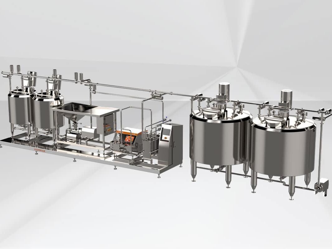 ice cream production plant