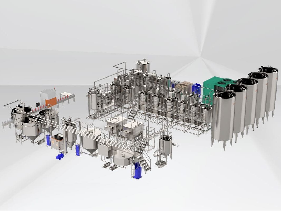 ketchup mayonnaise full automatic production line