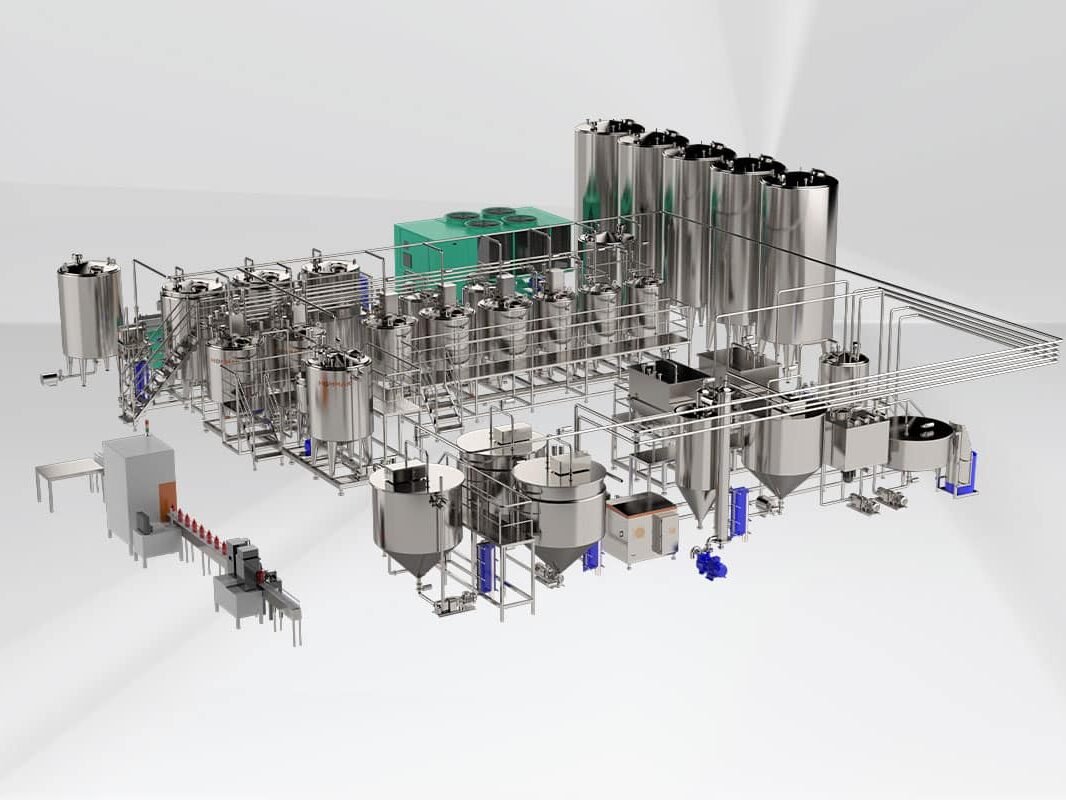 ketchup mayonnaise full automatic production line