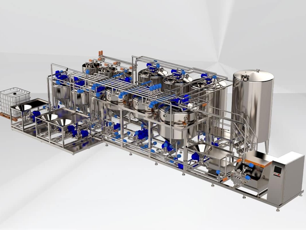 shampoo and hair conditioner production unit